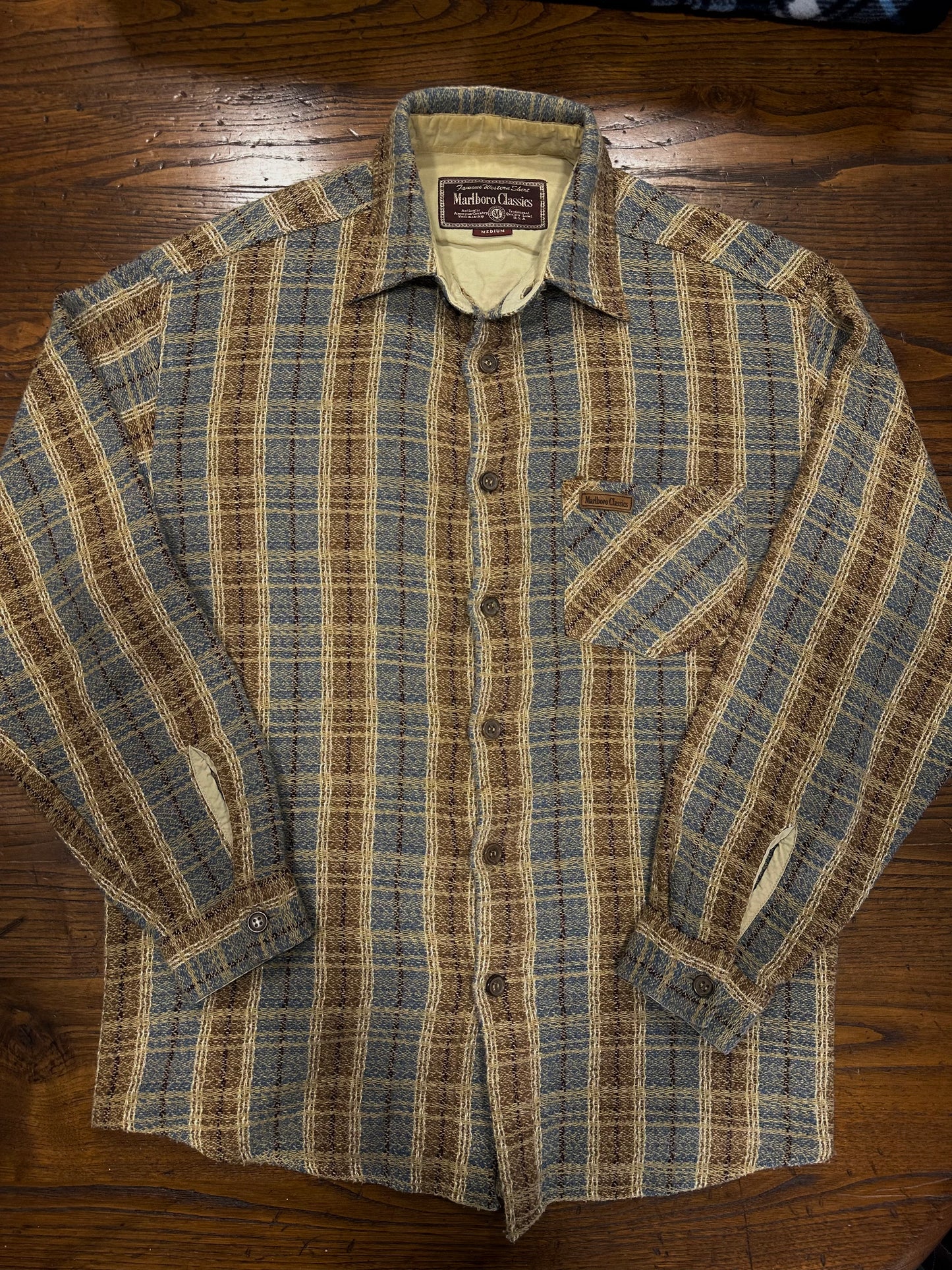 Flannel shirt marlboro tg.M/L