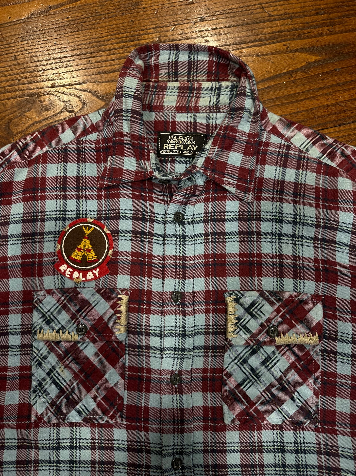 Replay flannel shirt tg.S/M